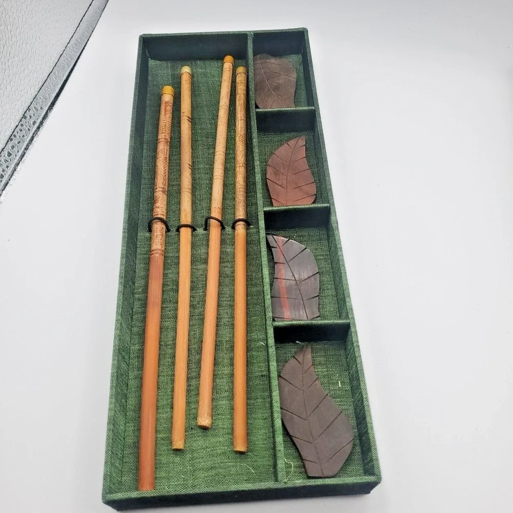 Japanese Chopsticks Lacquered Wood 9